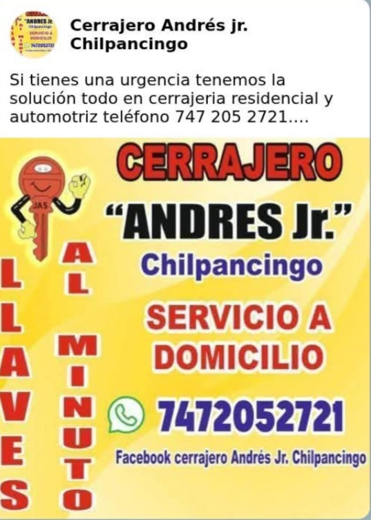 5114 cerrajero andres jr chilpancingo 24 horas