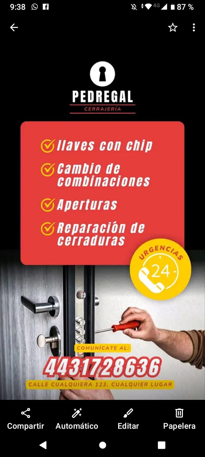 5238 cerrajeria pedregal