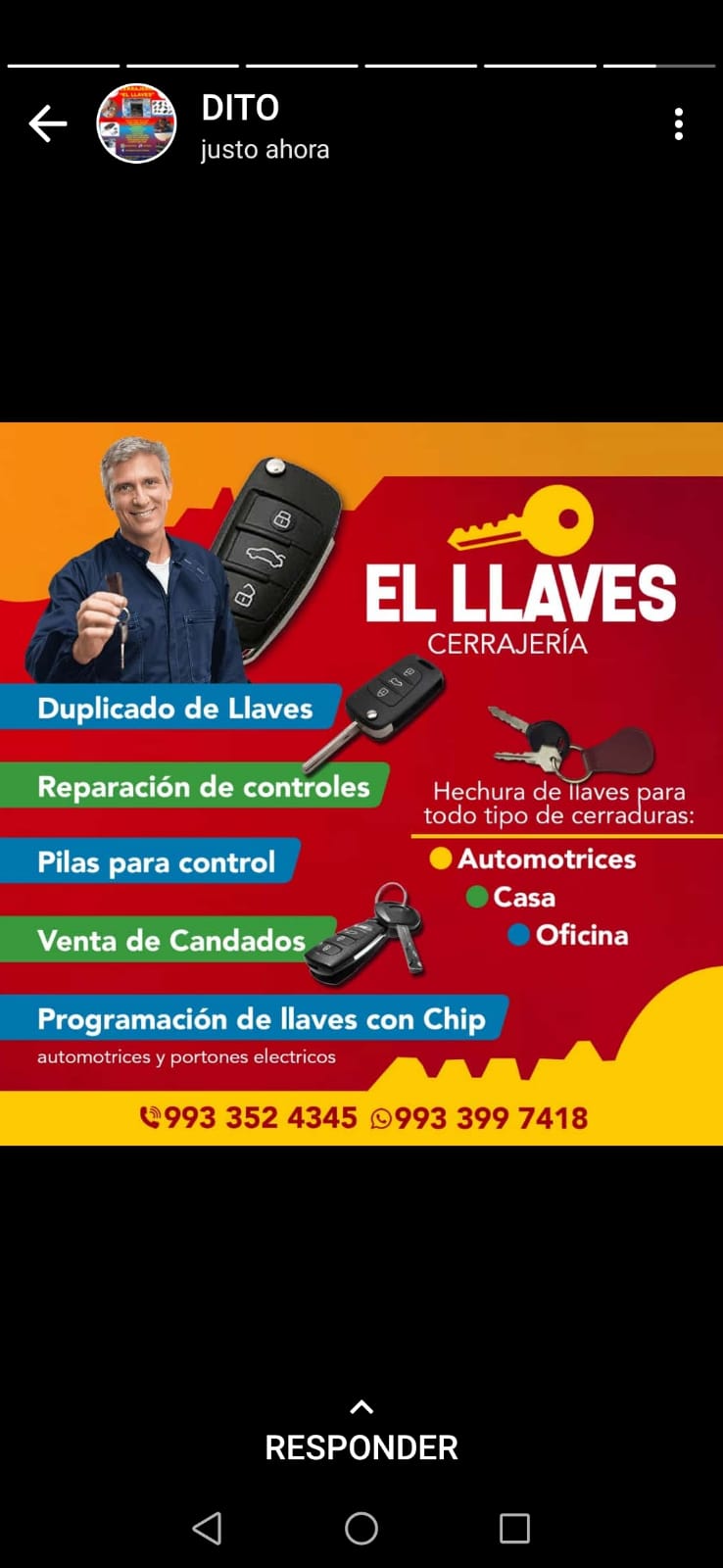 5520 cerrajeria se.a.ce . 8220el llaves8221